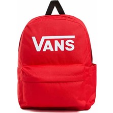 Vans Old Skool Print Backpack Kırmızı Sırt Çantası (VN000H50IZQ1)