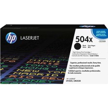 Hp 504X-CE250X Siyah Yüksek Kapasiteli Orijinal Toner