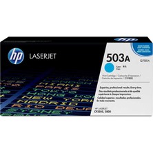 Hp 503A-Q7581A Mavi Orijinal Toner