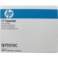 Hp 51X-Q7551XC Yüksek Kapasiteli Orijinal Toner