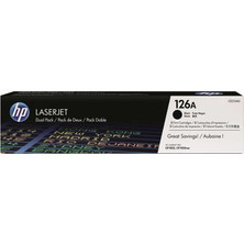 Hp 126A-CE310AD Siyah Orijinal Toner Ikili Paket