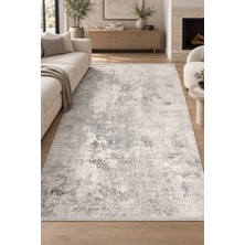 Ally Carpet Aydem Peren Bej Gri Özel Ölçü Salon Oturma Yatak Odası Halısı Robot Süpürge Uyumlu Kolay Temizlenebi