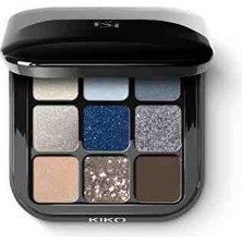 Kiko Milano New Glamour Multi Finish Eyeshadow-Mat&ışıltılı&metalik Bitişli Yoğun Pigmentli Göz Far Paleti
