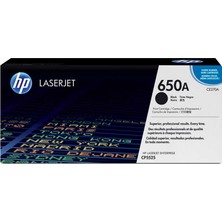Hp 650A-CE270A Siyah Orijinal Toner