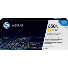 Hp 650A-CE272A Sarı Orijinal Toner