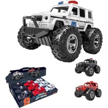 PopŞeker Sürtmeli Polis Jeep | 3+ Yaş Oyuncak Polis Arabası Off-Road