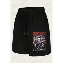 Zoka Wear Unisex Stray Kids Skzoo V1 Tasarım Baskılı Şort