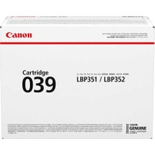 Canon CRG-039-0287C001 Orijinal Toner