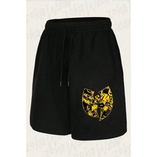 Zoka Wear Unisex Wu Tang Clan V21 Tasarım Baskılı Şort