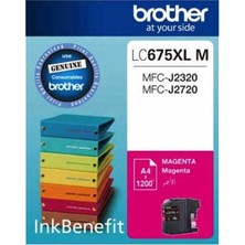 Brother LC675XL Kırmızı Yüksek Kapasiteli Orijinal Kartuş