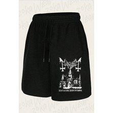 Zoka Wear Unisex Mayhem V19 Tasarım Baskılı Şort