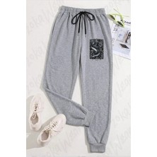 Zoka Wear Unisex Balık Burcu, Pisces, Astoloji, Gotik Baskılı Eşofman Altı