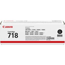 Canon CRG-718-2662B002 Siyah Orijinal Toner