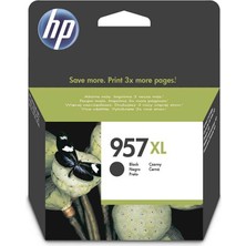 Hp 957XL-L0R40AE Siyah Orijinal Kartuş Extra Yüksek Kapasiteli