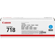 Canon CRG-718-2661B002 Mavi Orijinal Toner