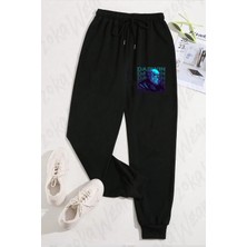 Zoka Wear Unisex Charles Darwin Portre Baskılı Eşofman Altı