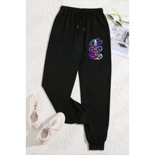 Zoka Wear Unisex Avatar The Last Airbender Aang Elements Rainbow Foil Baskılı Eşofman Altı
