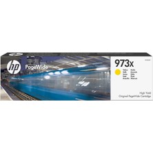Hp 973X-F6T83AE Sarı Yüksek Kapasiteli Orijinal Kartuş