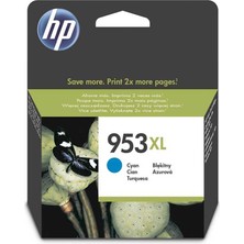 Hp 953XL-F6U16AE Mavi Yüksek Kapasiteli Orijinal Kartuş