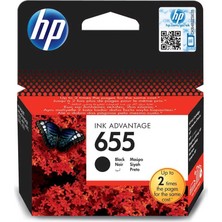 Hp 655-CZ109AE Siyah Orijinal Kartuş