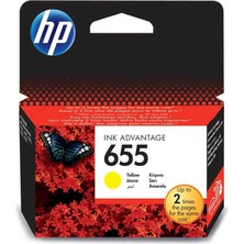 Hp 655-CZ112AE Sarı Orijinal Kartuş