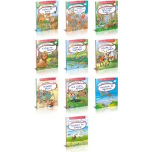Damla Yayınevi Kelile ve Dimne'den Masallar - Güvercin Serisi (10 Kitap Takım)