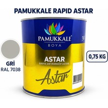 Pamukkale Arge Toptan Rapid Endüstriyel Hızlı Kuruyan Metal Yüzey Astarı 0.75 kg Gri