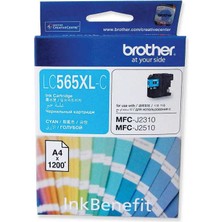 Brother LC565XL Mavi Orijinal Kartuş