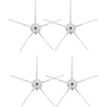 Rovexa Roborock G10 Uyumlu 4 Adet Beyaz Yan Fırça