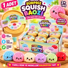 Trust Store Çin Mantısı Baozi Simli Sürpriz Squishy Kutu Yumuşak Sıkılabilir Sevimli Oyuncak