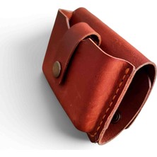 Sumerian Leather Craft Deri Cüzdan Kartlık Taba