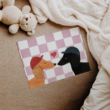 Domirus Sevimli Köpekler Çocuk Odası Posteri Çerçevesiz Poster Duvar Dekorasyonu