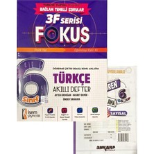 İSEM Yayıncılık 6.sınıf 3f Fokus Türkçe Akıllı Defter Bağlam Temelli Yeni Baskı+Deneme