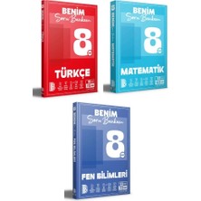 Benim Hocam Yayınları 8. Sınıf Türkçe - Matematik - Fen Bilimleri  Soru Bankam