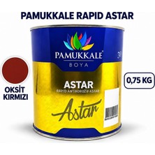 Pamukkale Arge Toptan Rapid Endüstriyel Metal Yüzey Astarı 0.75 kg Oksit Kırmızı