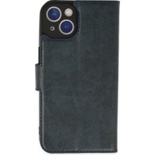 Efnaz Style Apple iPhone 14 Plus Kılıf Trend S Plus Kapaklı Kılıf - Lacivert