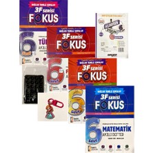 İSEM Yayıncılık 6.sınıf 3f Fokus 4 'lü Akıllı Defter Bağlam Temelli Yeni Baskı+Deneme+Çanta Süsü+Vantuz