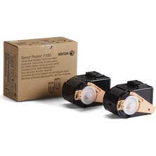 Xerox Phaser 7100-106R02611 Sarı Orijinal Toner Ikili Paket