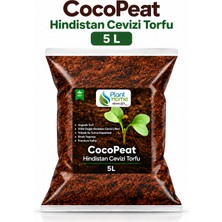 ByKurt Plant Home Cocopeat Hindistan Cevizi Torfu Saksı Fide Tohum Yetiştirme 5 Litre