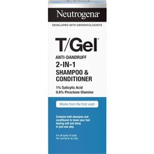 Neutrogena T Gel Anti Dandruff 2 In1 Shampoo-Conditioner 250 ml