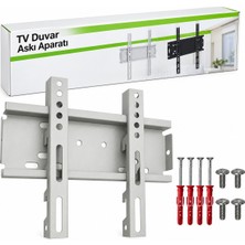 Nsl Teknoloji 32'' 42'' 82-102CM LCD Askı Aparatı Sabit Beyaz