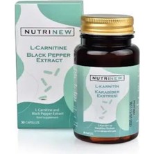 Nutrinew Vitamins Karabiber Extreli L-Karnitin 30 Kapsül