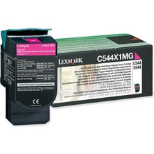 Lexmark C544-C544X1MG Kırmızı Orijinal Toner Extra Yüksek Kapasiteli