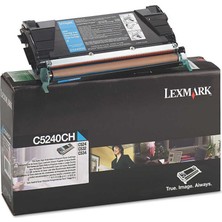 Lexmark C524-C5240CH Mavi Yüksek Kapasiteli Orijinal Toner