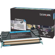 Lexmark C748-C748H1CG Mavi Yüksek Kapasiteli Orijinal Toner