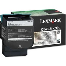 Lexmark C546-C546U1KG Siyah Orijinal Toner Extra Yüksek Kapasiteli