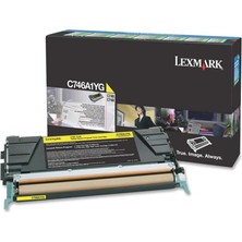 Lexmark C746-C746A1YG Sarı Orijinal Toner