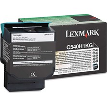 Lexmark C540-C540H1KG Siyah Yüksek Kapasiteli Orijinal Toner