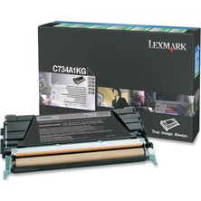 Lexmark C734-C734A1KG Siyah Orijinal Toner