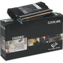 Lexmark C522-C5220KS Siyah Orijinal Toner
